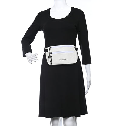 Balenciaga Agneau Arena Weekend Belt Wallet White 2 of 9