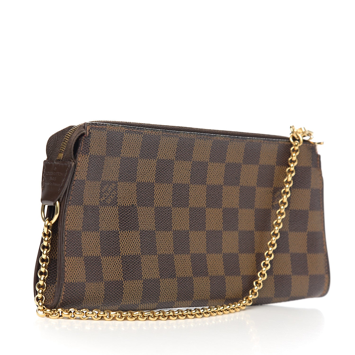 Louis Vuitton Damier Ebene Eva Clutch 2 of 9