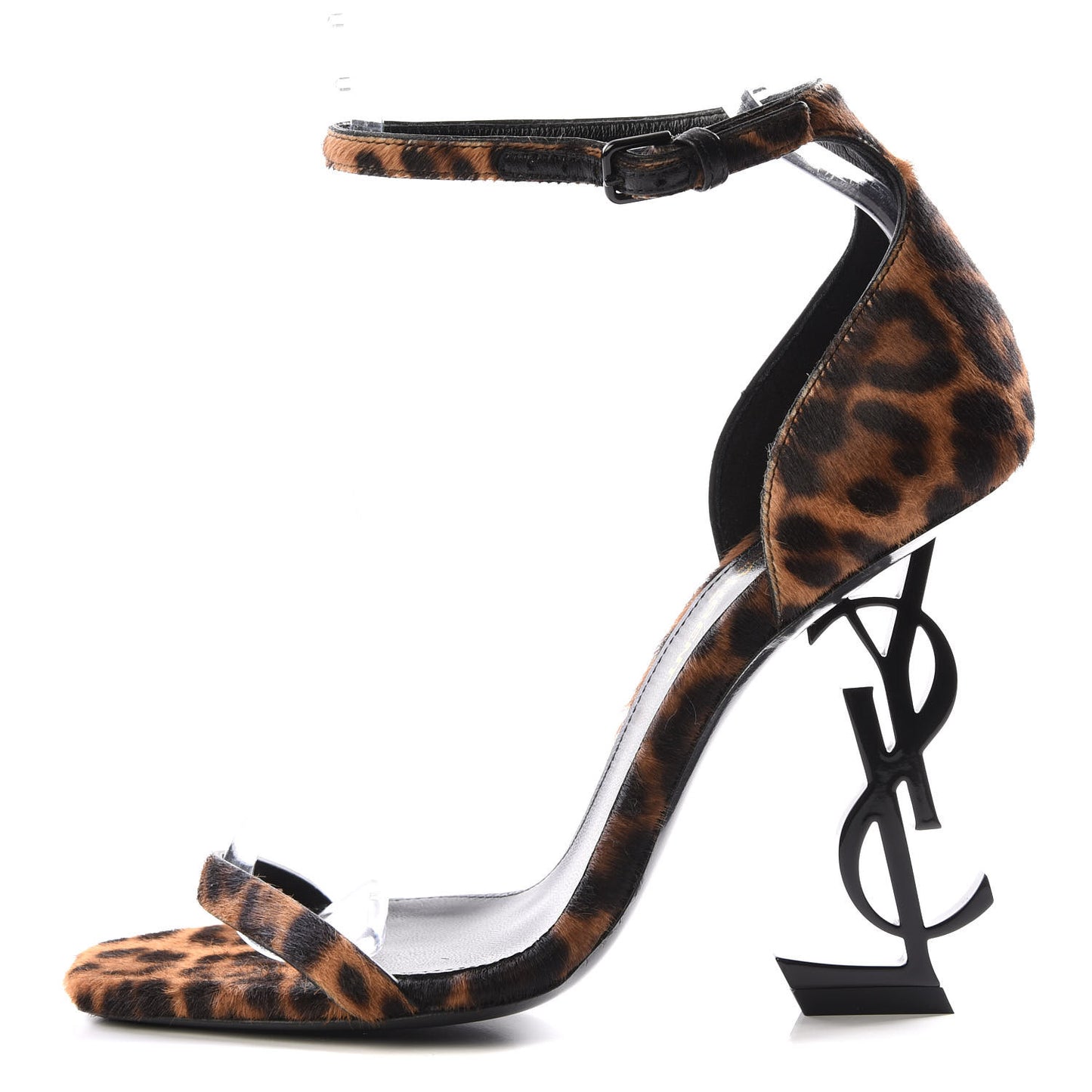 Calf Hair Leopard Opyum 110 Sandals 35 Brown