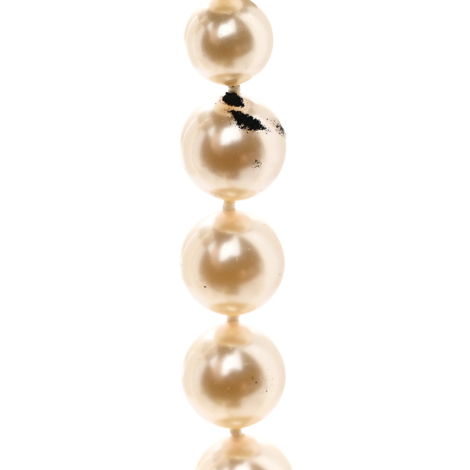 Chanel Graduated Pearl CC Long Necklace Gold 7 of 8