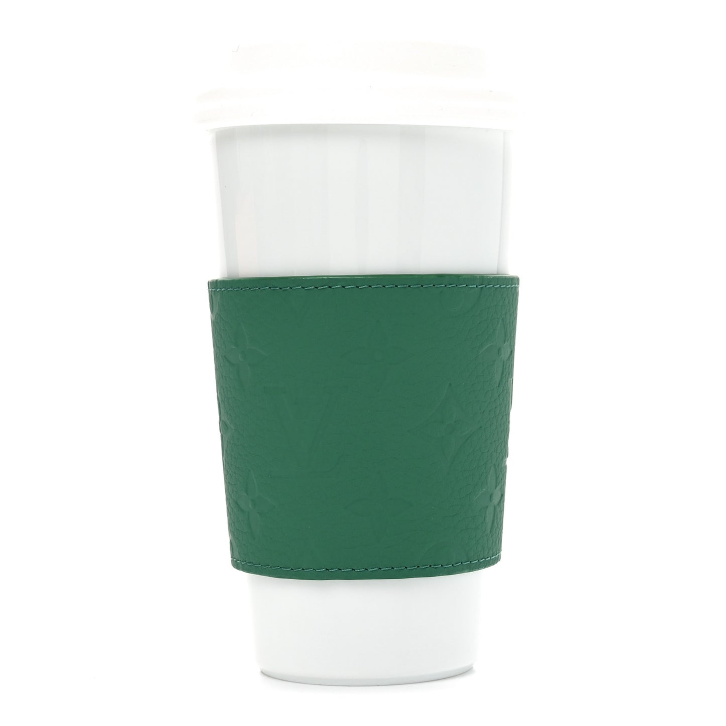 Porcelain Taurillon Louis Cup Green