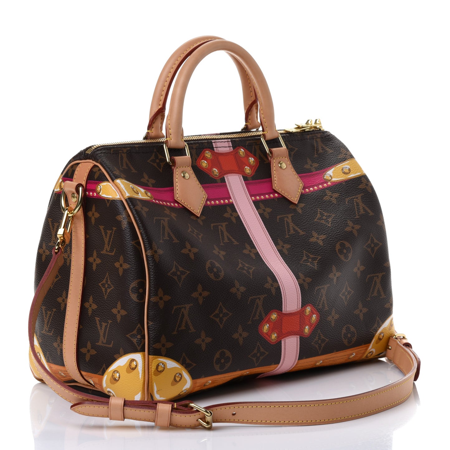 Monogram Summer Trunks Speedy Bandouliere 30