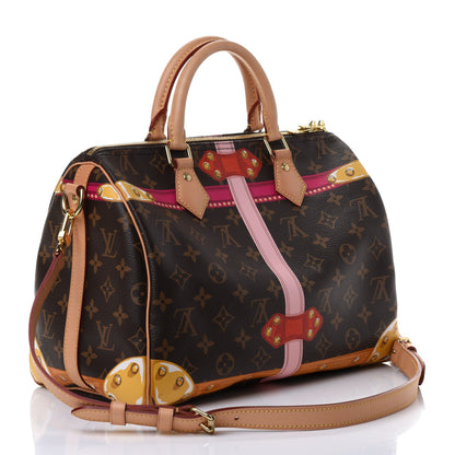 Louis Vuitton Monogram Summer Trunks Speedy Bandouliere 30 2 of 4