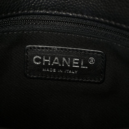 Chanel Caviar Quilted Medium Now and Forever Flap Black 5 of 10