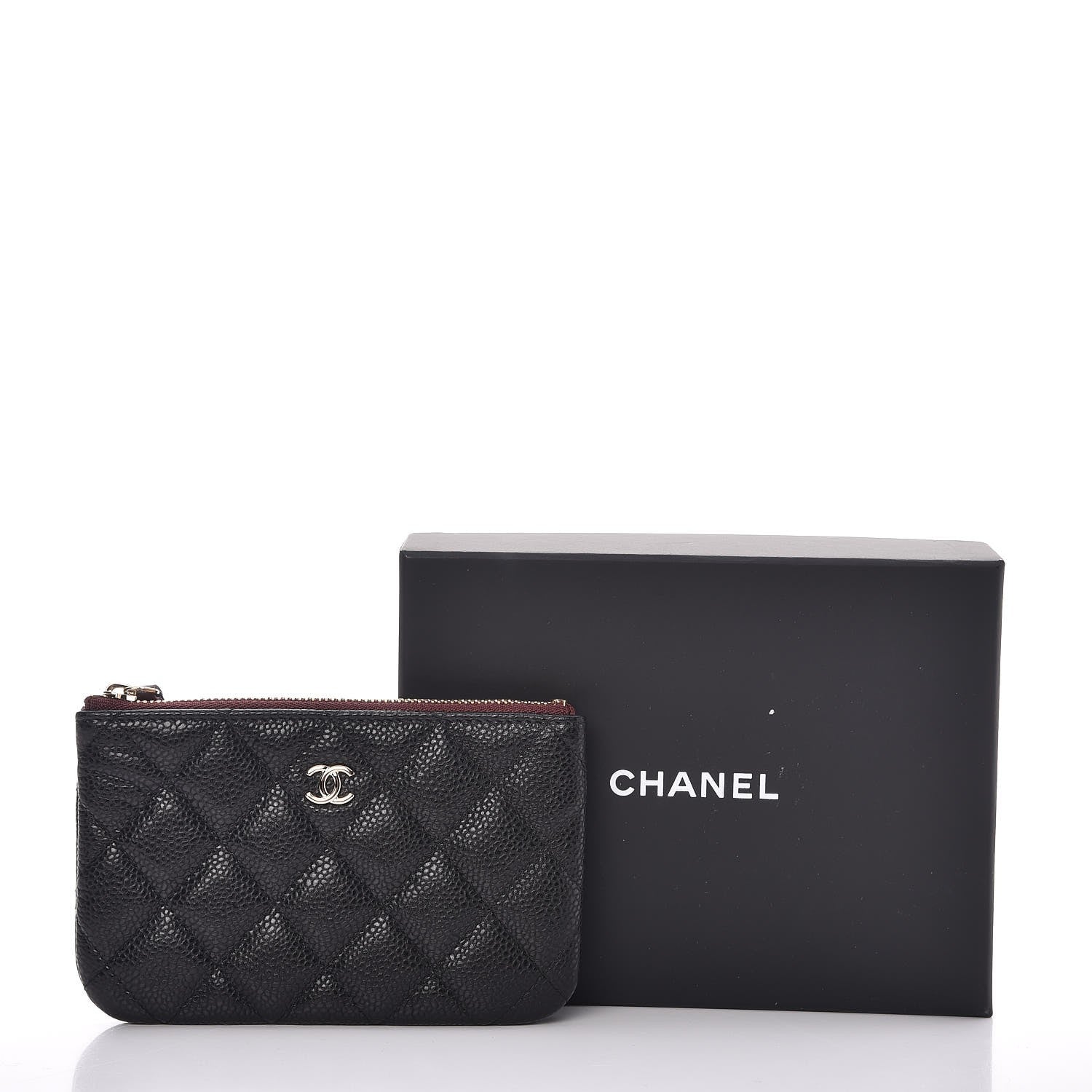 Chanel Caviar Quilted Small Cosmetic Case Black 8 of 8
