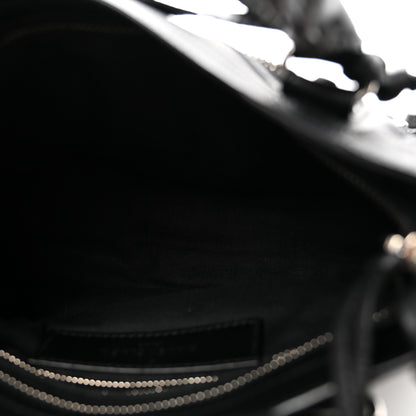 Balenciaga Matte Goatskin Rubber Covered Classic Hardware Mini City Black 6 of 11