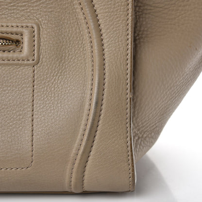 Celine Supple Calfskin Medium Phantom Luggage Beige 10 of 18