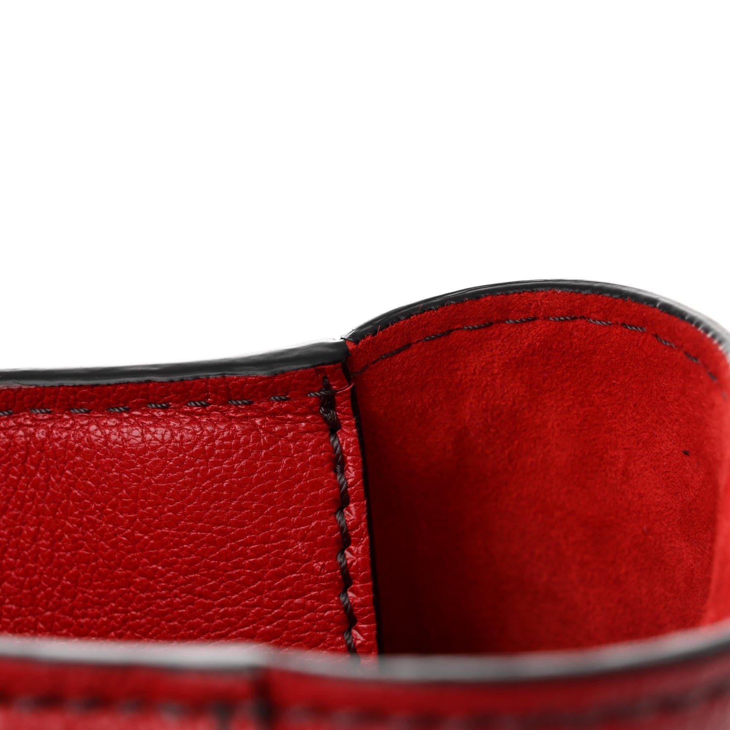 Christian Dior Goatskin DIORANGELES Tote Red 12 of 13