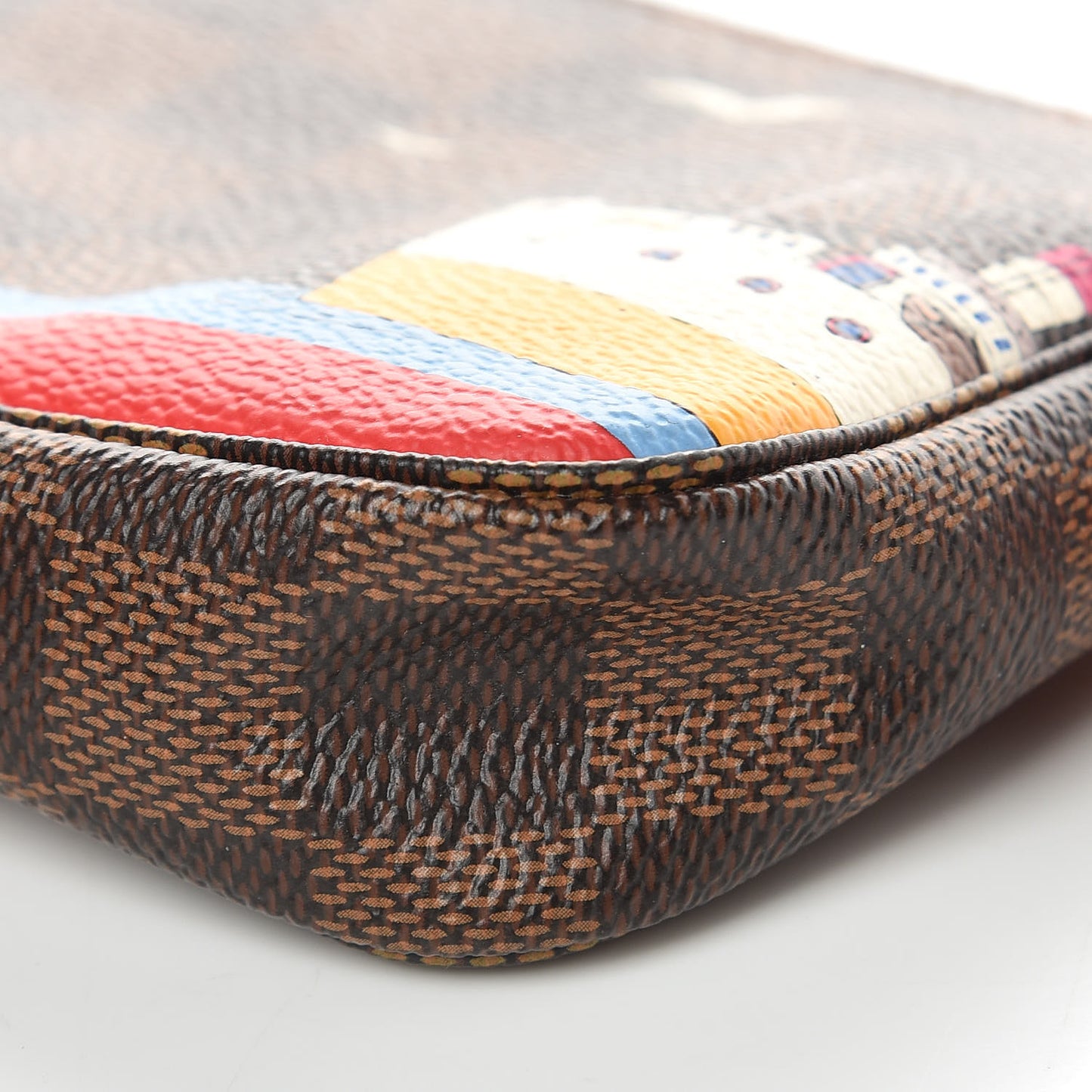 Damier Ebene 2016 Christmas Animation Mini Pochette Accessories