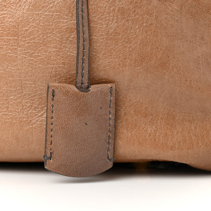 Saint Laurent Glazed Goatskin Muse Messenger Brown 12 of 18