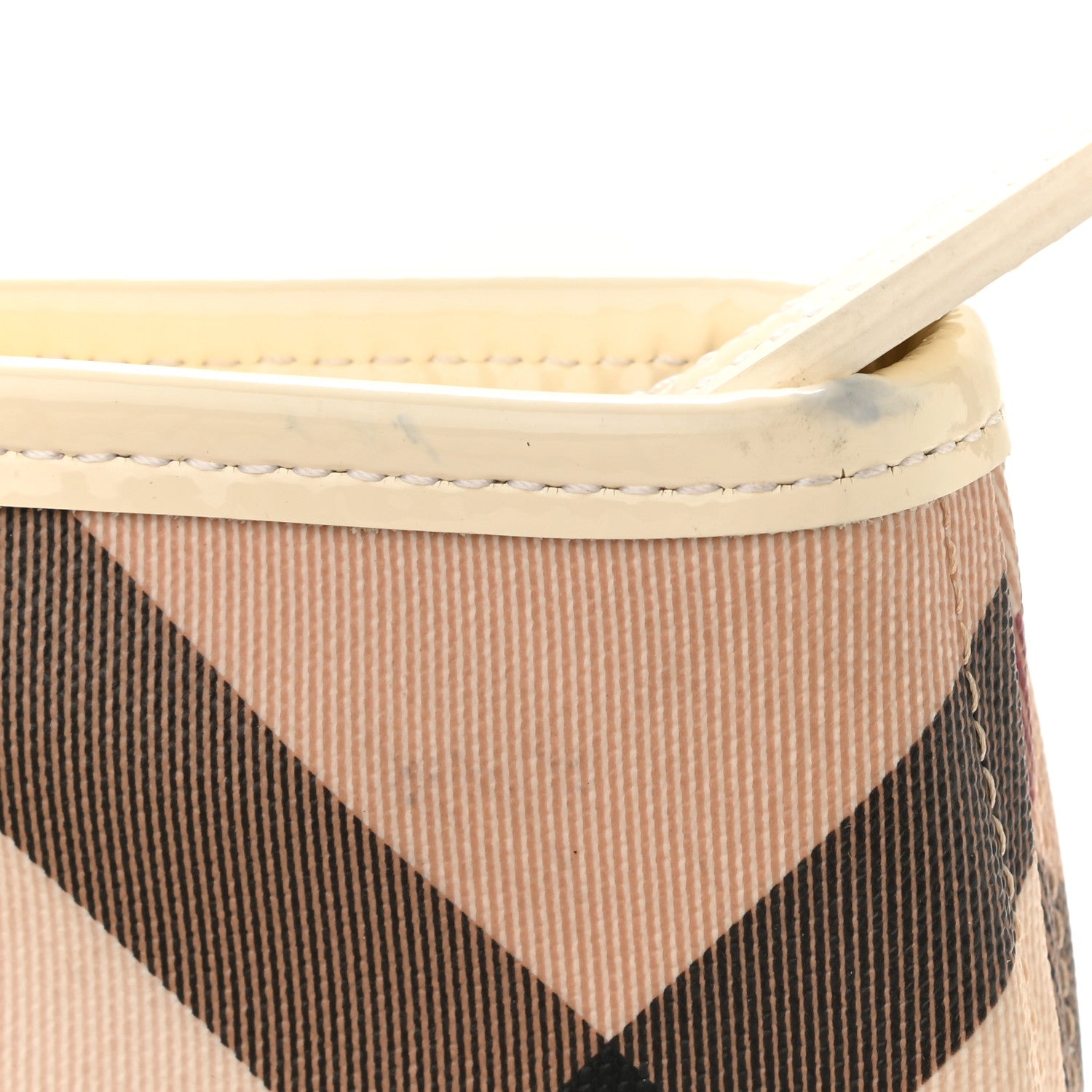 Burberry Nova Check Large Nickie Tote White 13 of 16
