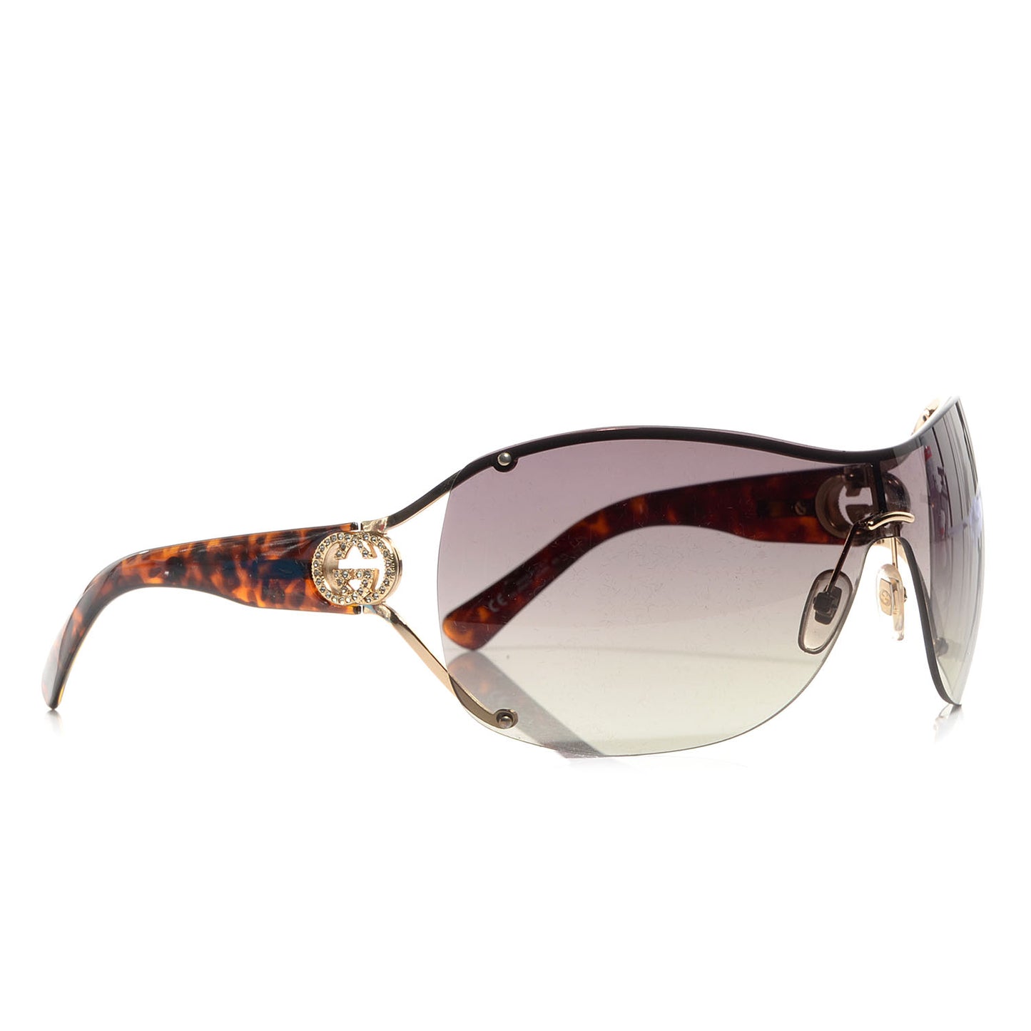 Crystal GG Logo Sunglasses GG 2808/S Tortoise