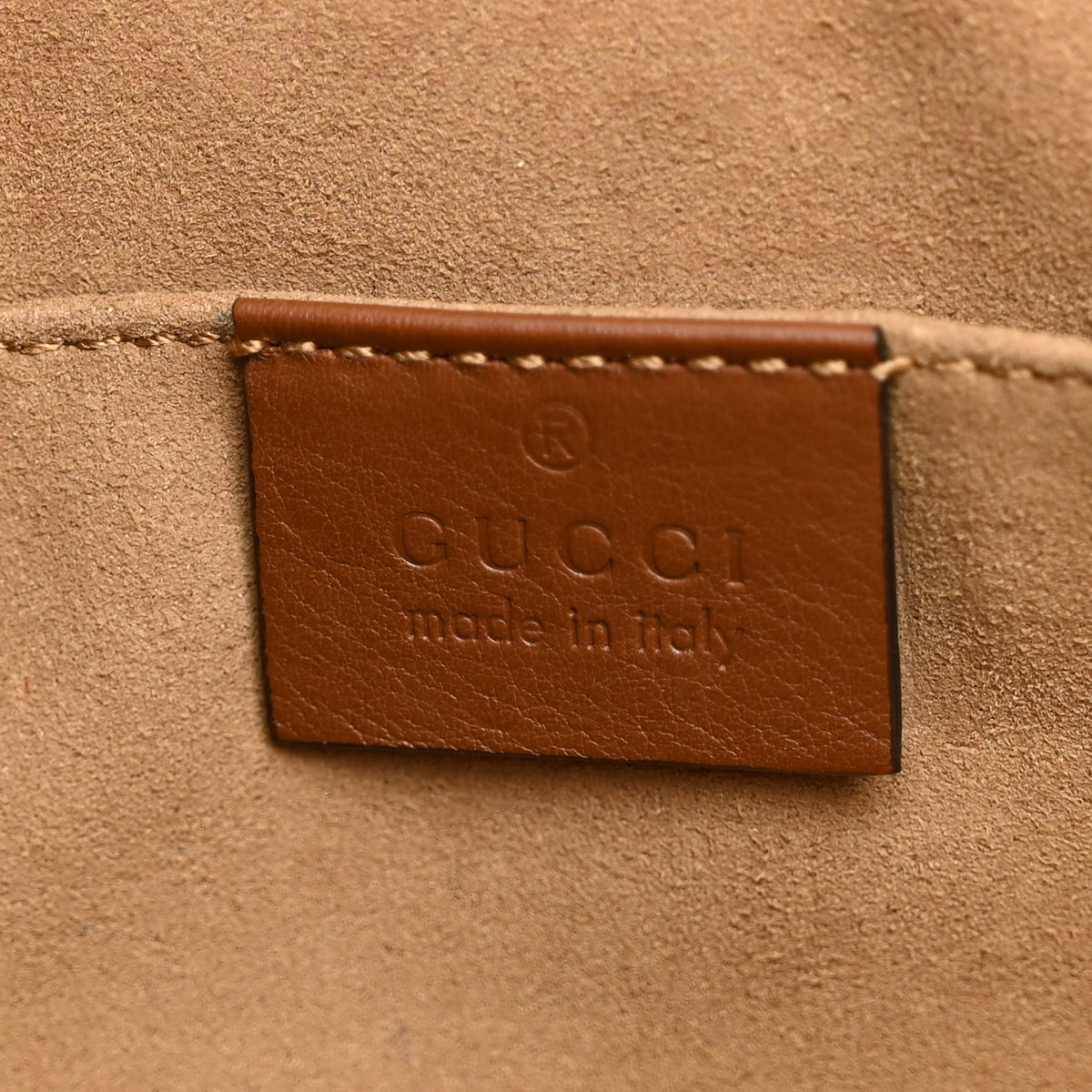 Gucci GG Supreme Monogram Calfskin Small Padlock Tote Beige Ebony Tuscany 6 of 10