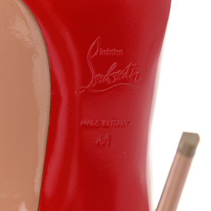 Christian Louboutin Patent So Kate 120 Pumps 41 Nude 6 of 7