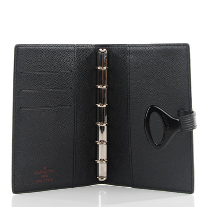 Louis Vuitton Epi Small Z Fonctionnel Ring Agenda Cover Black 5 of 7