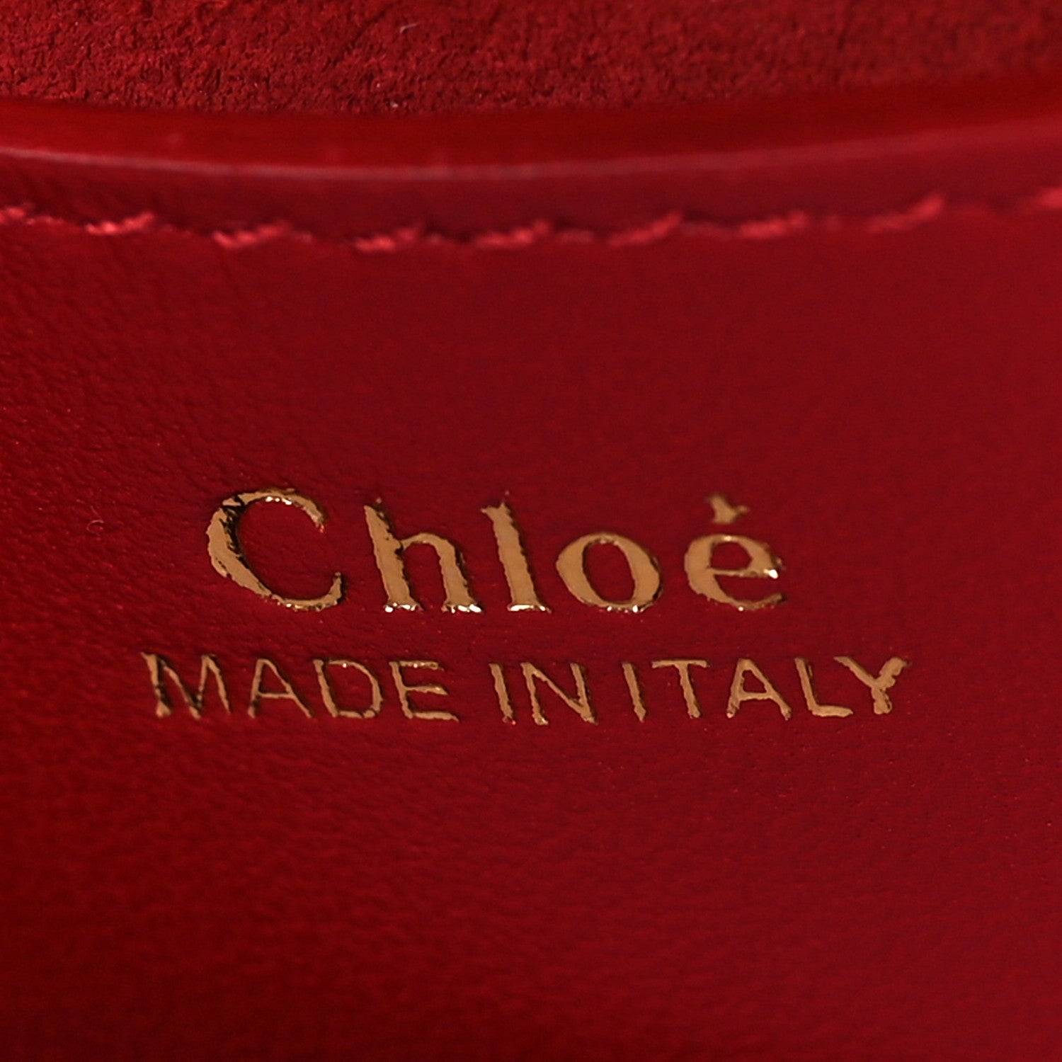 Chloe Nappa Small Kiss Bag Red Crush 6 of 6