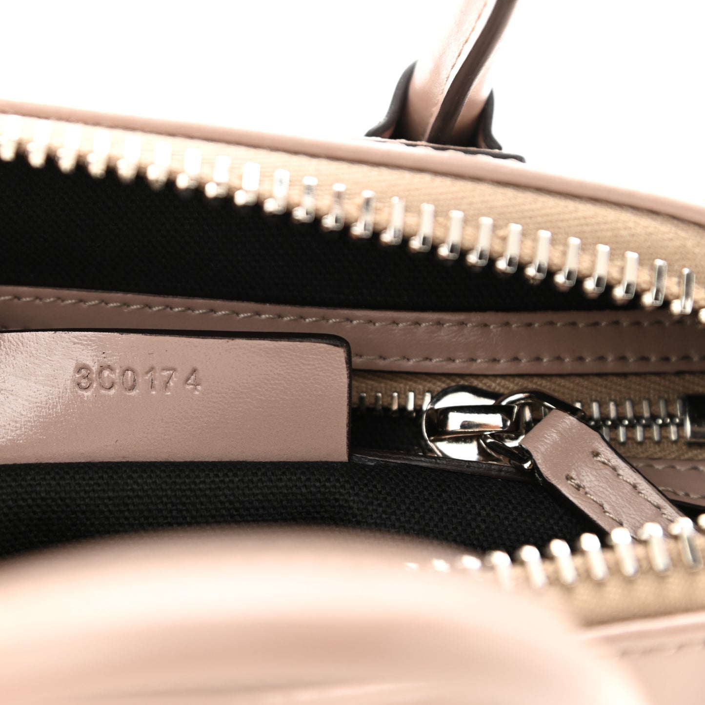 Shiny Lord Calfskin Mini Antigona Beige
