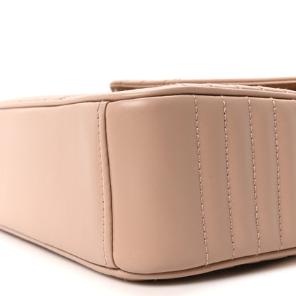 Prada Soft Calfskin Impunture Diagramme Chain Crossbody Bag Cipria 10 of 10