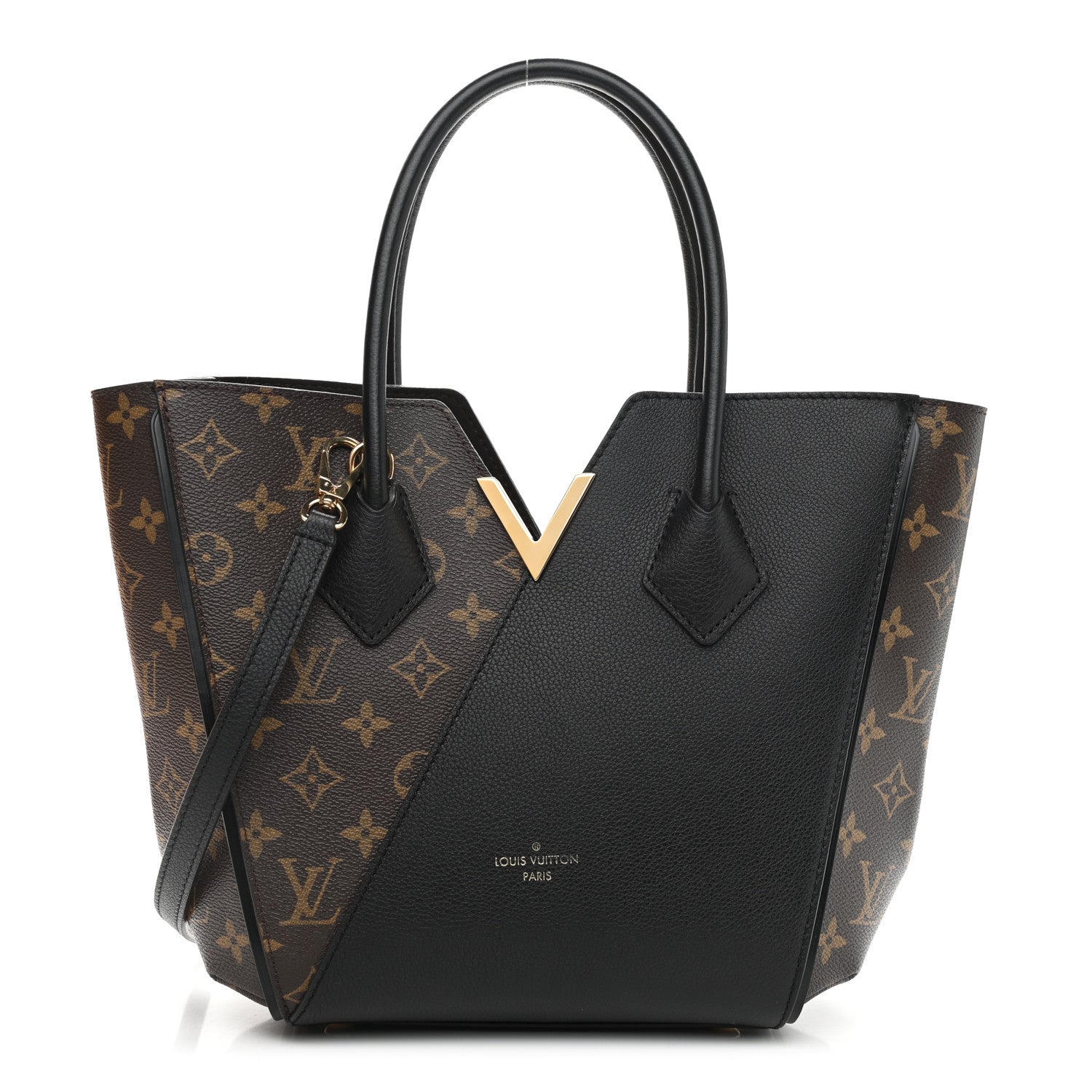 Louis Vuitton Calfskin Monogram Kimono Tote PM Black 1 of 10