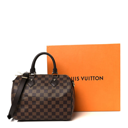 Louis Vuitton Damier Ebene Speedy Bandouliere 25 12 of 12