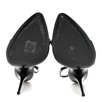Saint Laurent Calfskin Gippy 110mm Sandals  40 Black 6 of 9