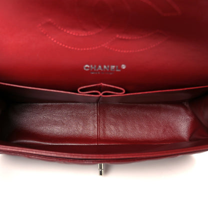 Chanel Caviar Quilted Jumbo Double Flap Dark Red 5 of 11
