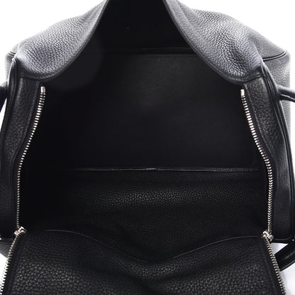 Hermes Taurillon Clemence Lindy 34 Black 5 of 13