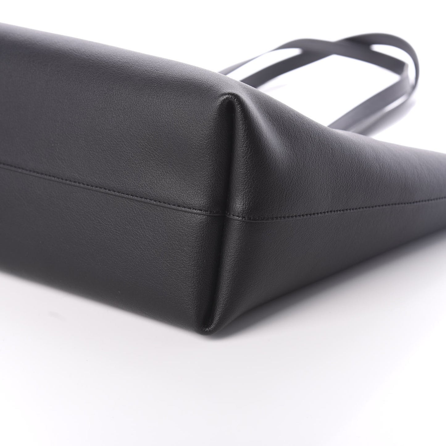 Calfskin Large Shopping Tote Black