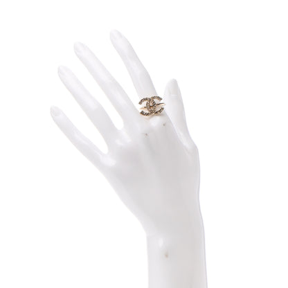 Chanel CC Logo Ring 6.5 Gold 2 of 5