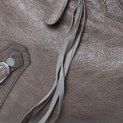 Balenciaga Agneau Giant 12 Silver Hardware Work Gris Poivre 14 of 15