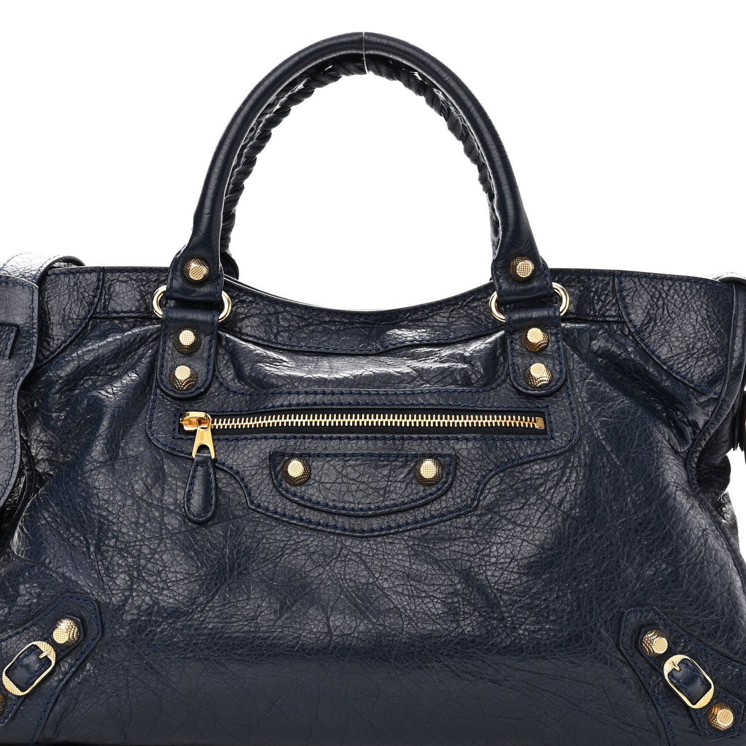 Balenciaga Agneau Giant 12 Gold Hardware City Bleu Obscur 8 of 10
