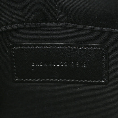 Saint Laurent Calfskin Matelasse Chevron Monogram Document Holder Black 7 of 7