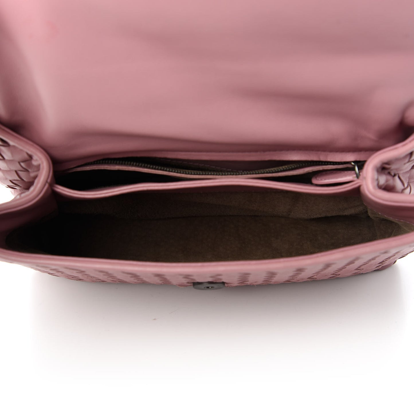 Nappa Intrecciato Small Olimpia Shoulder Bag Watteau