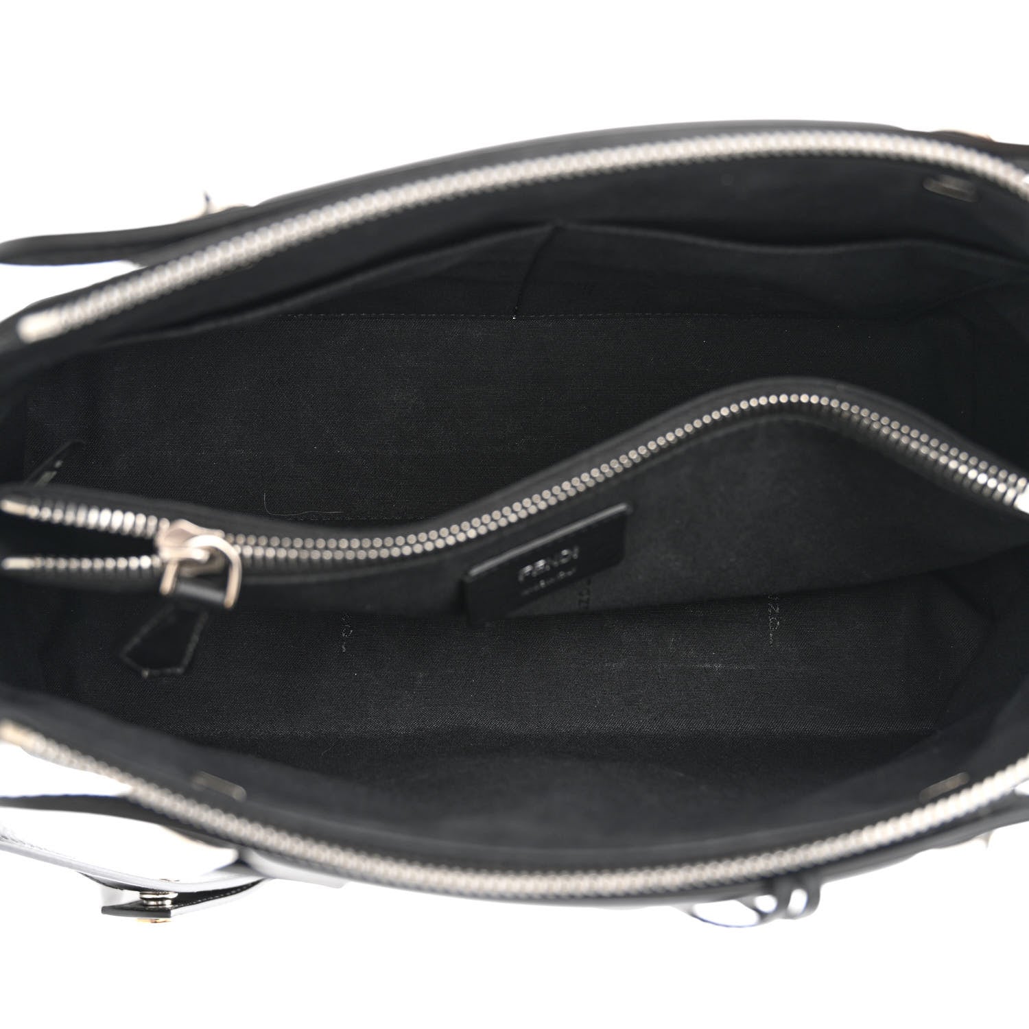 Fendi Vitello Dolce Medium By The Way Boston Bag Black 5 of 12
