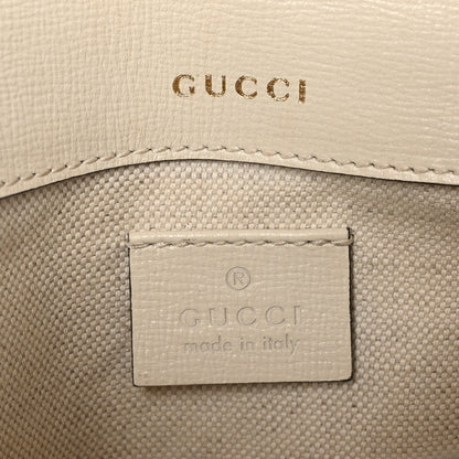 Gucci Azalea Calfskin Web Mini Horsebit 1955 Shoulder Bag Mystic White 6 of 11