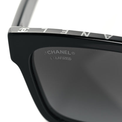 Chanel Acetate Polarized Square Sunglasses 5417-A Black 7 of 8