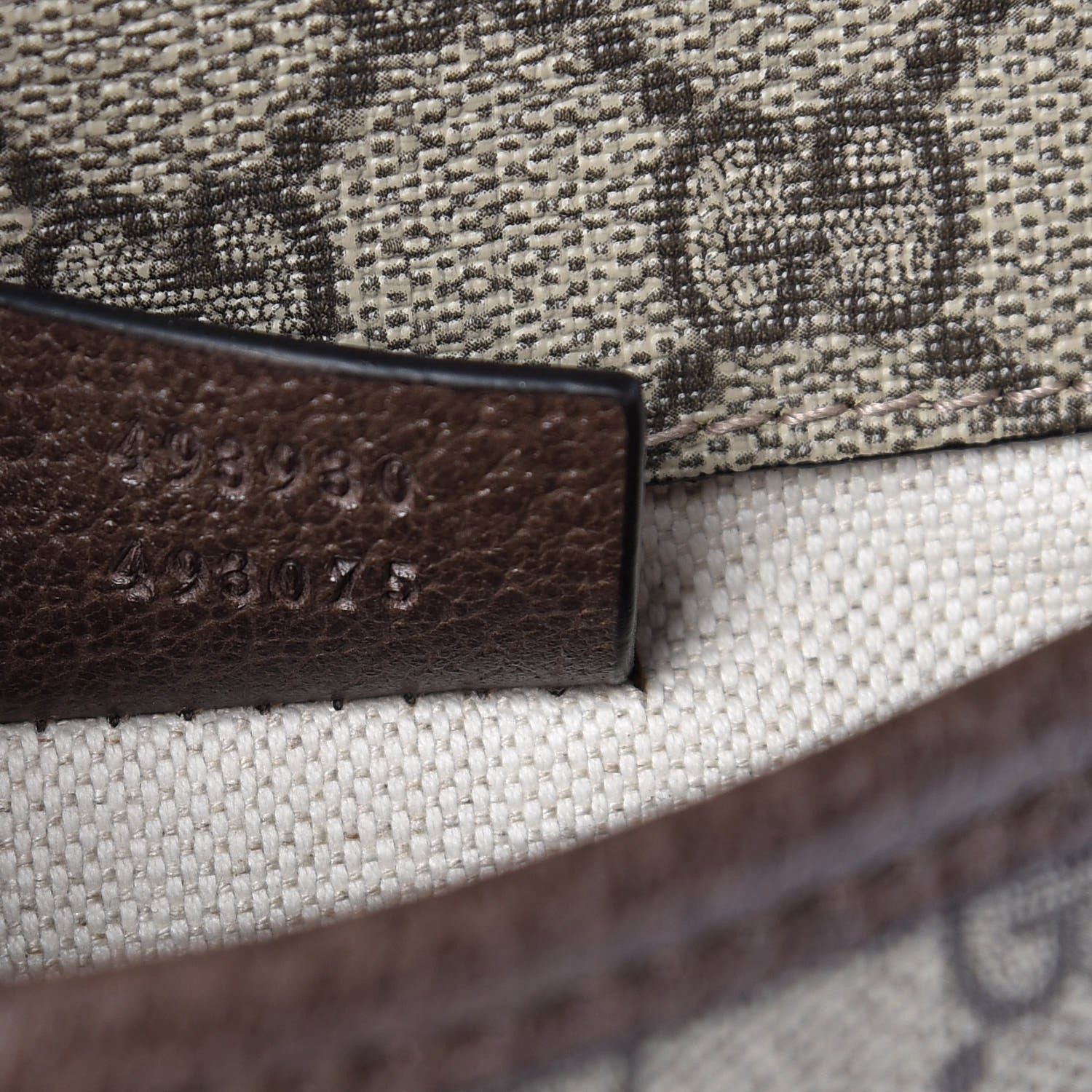 Gucci GG Supreme Monogram Neo Vintage Web Belt Bag Brown 7 of 10