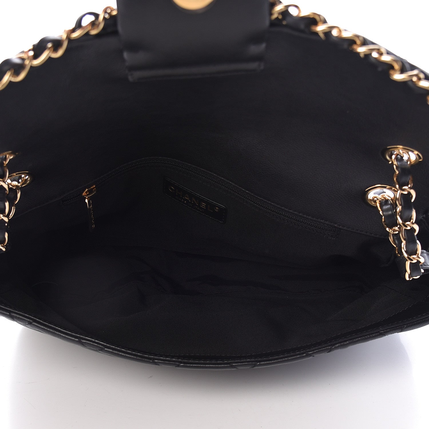Chanel Calfskin Quilted Medium Chain Me Flap Black 5 of 10