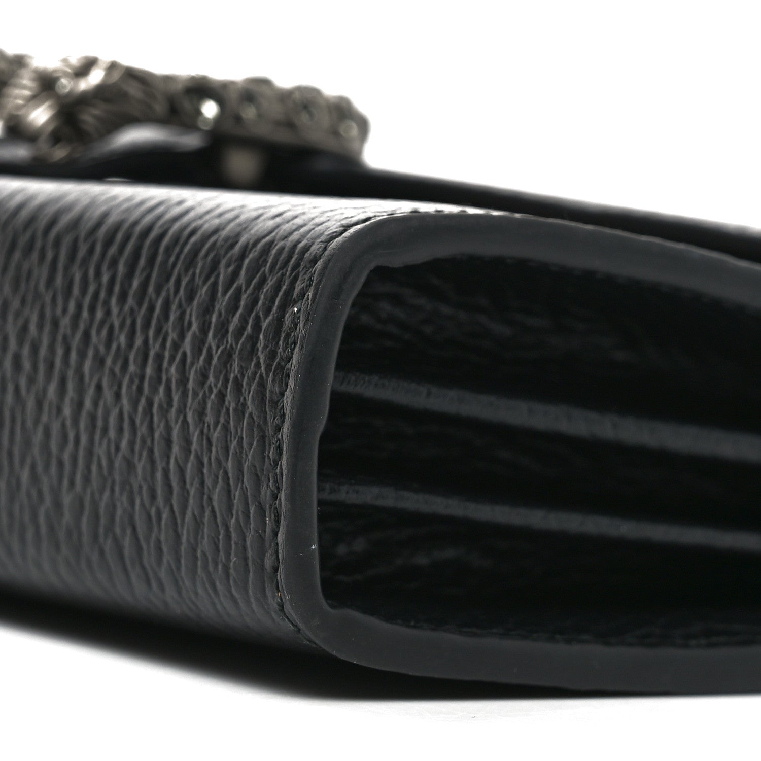 Gucci Calfskin Mini Dionysus Chain Wallet Black 10 of 10