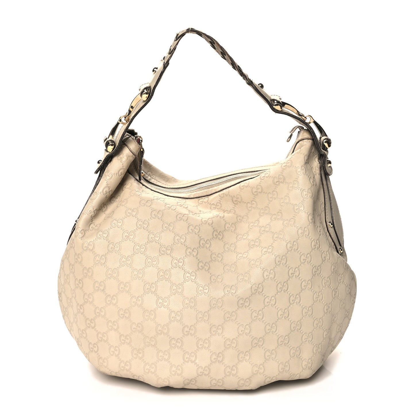 Guccissima Pelham Medium Hobo Beige