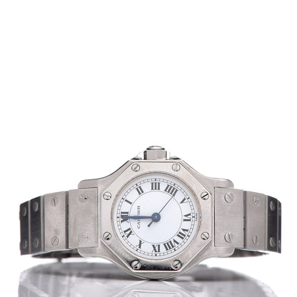 Cartier Stainless Steel 25mm Santos Octagon Automatic Watch 3 of 7