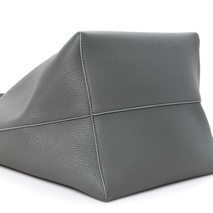 The Row Grained Calfskin Large N/S Park Tote Timouse Grey 8 of 9