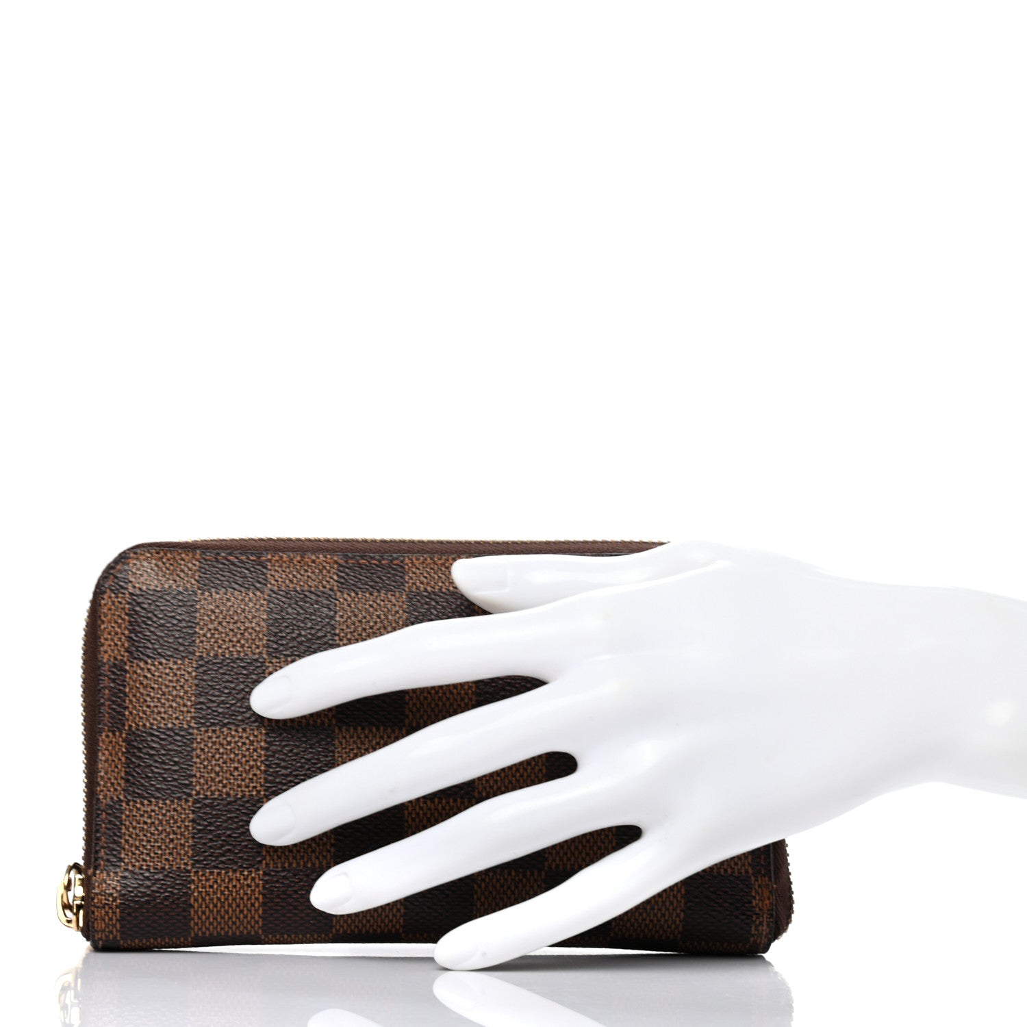 Louis Vuitton Damier Ebene Zippy Compact Wallet 2 of 7