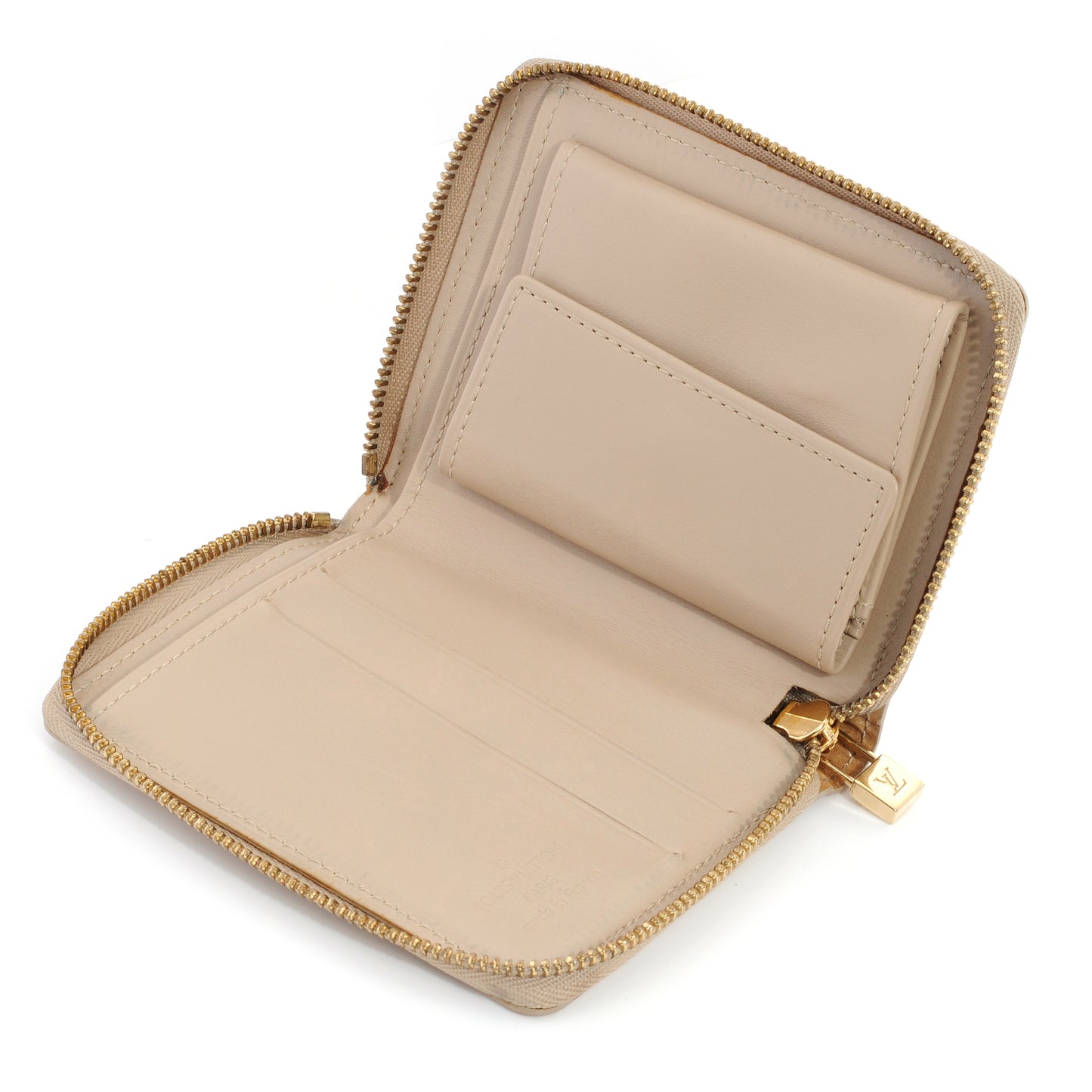 Vernis Broome Zip Wallet Beige