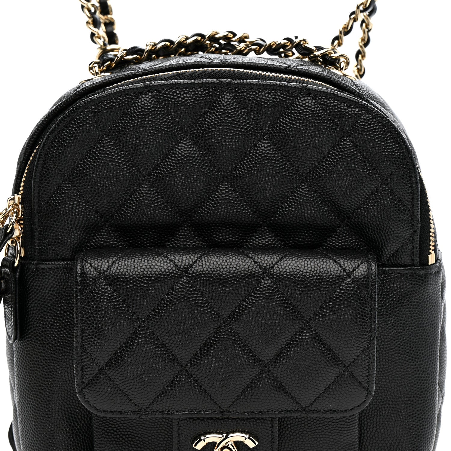 Chanel Caviar Quilted Small CC Day Backpack Black 8 of 11