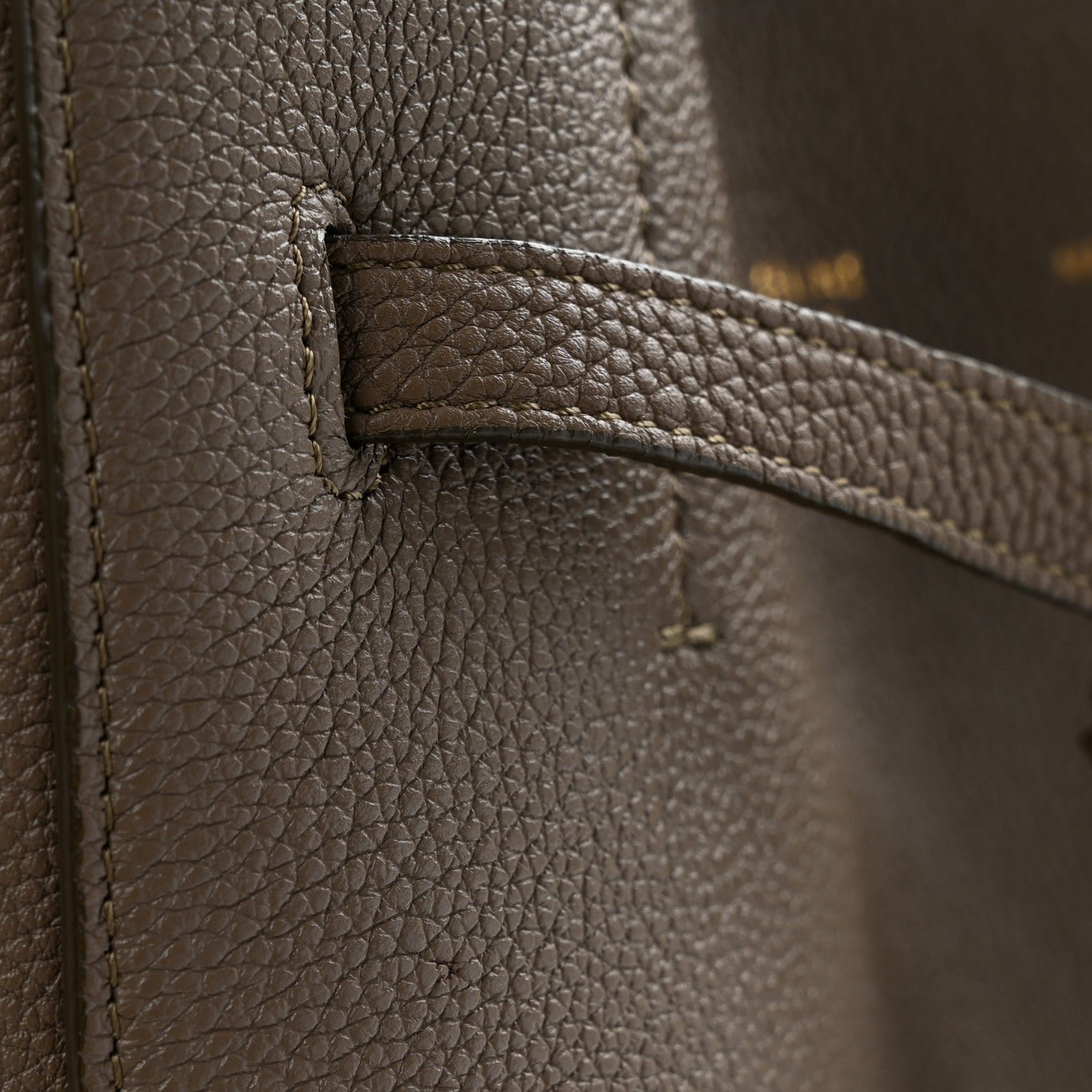 Celine Soft Grained Calfskin Small Belt Cabas Phantom  Taupe 12 of 12