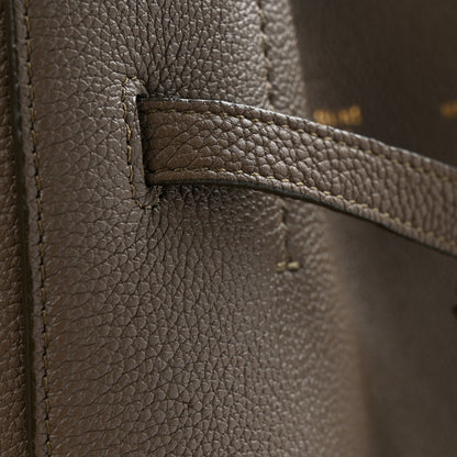 Celine Soft Grained Calfskin Small Belt Cabas Phantom  Taupe 12 of 12