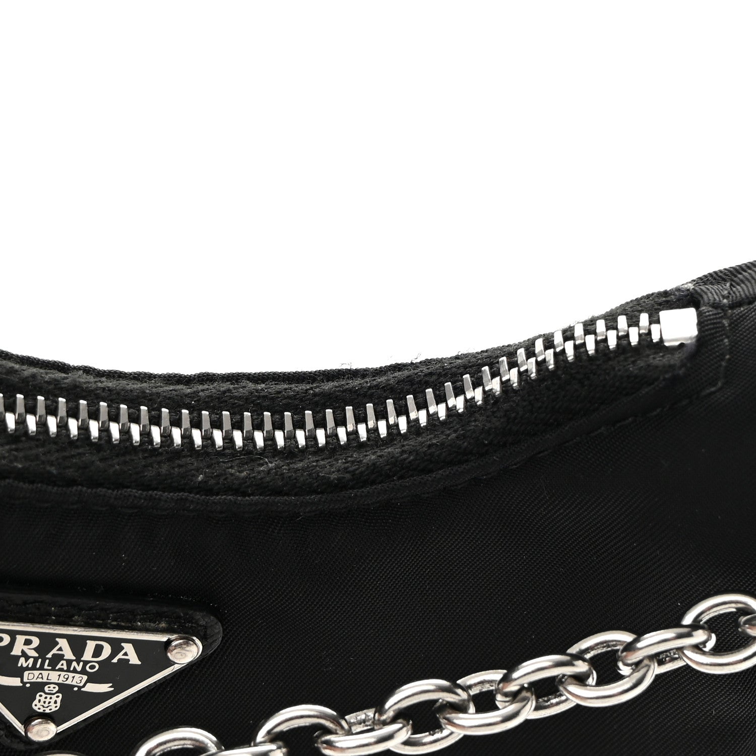 Prada Tessuto Nylon Mini Re-Edition 2000 Shoulder Bag Black 11 of 14