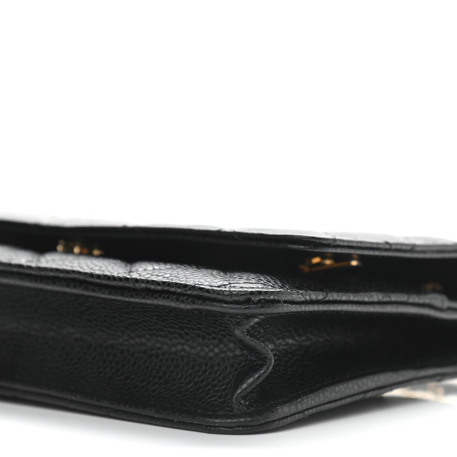 Chanel Caviar Quilted Wallet On Chain WOC Black 10 of 10