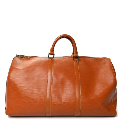 Louis Vuitton Epi Keepall 50 Cipango 1 of 14
